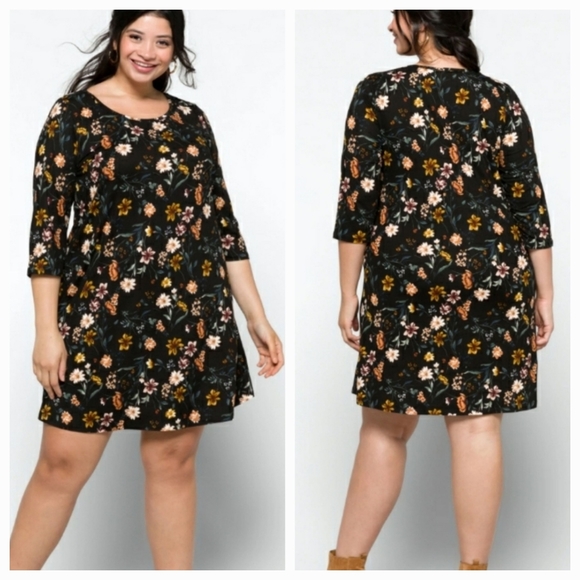 nine britton Dresses Nine Britton Stitch Fix Skylee Black Floral